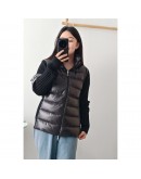 Moncler Cardigan女款立領口戴袖 黑