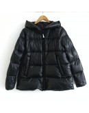 Moncler Serittes 女款連帽羽絨服 黑