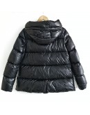 Moncler Serittes 女款連帽羽絨服 黑