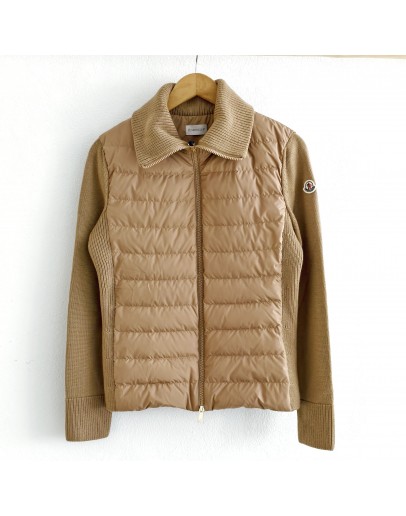 Moncler Cardigan 女款立領腰身開衫  褐色 