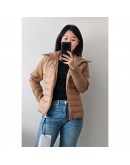 Moncler Cardigan 女款立領腰身開衫  褐色 