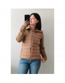 Moncler Cardigan 女款立領腰身開衫  褐色 