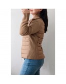 Moncler Cardigan 女款立領腰身開衫  褐色 