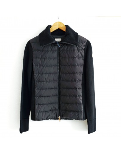 Moncler Cardigan 女款立領腰身開衫 黑