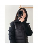 Moncler Cardigan 女款立領腰身開衫 黑