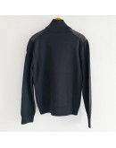  Moncler Cardigan 男款立領拉鍊外套 黑