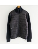  Moncler Cardigan 男款立領拉鍊外套 黑