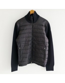  Moncler Cardigan 男款立領拉鍊外套 黑
