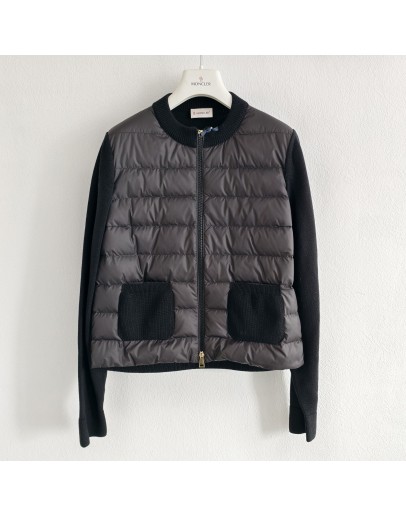 Moncler Cardigan 雙口袋針織袖外套 黑