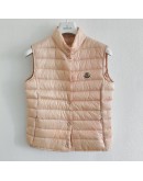 Moncler Liane釦式背心 粉