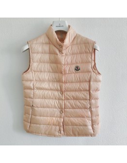 Moncler Liane釦式背心 粉