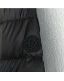 Moncler MAGNOLIA連帽束腰修身外套 黑