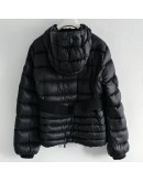 Moncler MAGNOLIA連帽束腰修身外套 黑