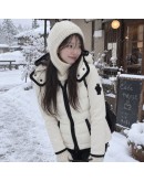 Moncler ZIP UP CARDIGAN滑雪外套 白