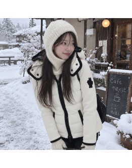 Moncler ZIP UP CARDIGAN滑雪外套 白