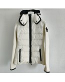 Moncler ZIP UP CARDIGAN滑雪外套 白