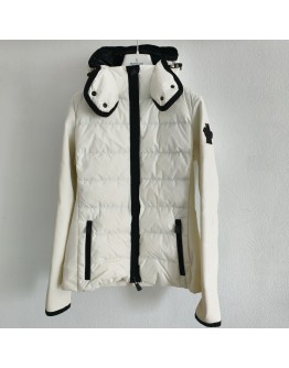 Moncler ZIP UP CARDIGAN滑雪外套 白