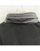 Moncler CARDIGN TRICOT修身立領排骨外套 黑