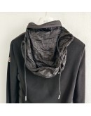 Moncler CARDIGN TRICOT修身立領排骨外套 黑