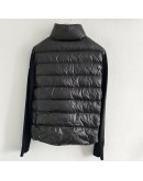 Moncler Cardigan女款立領拼接袖 黑