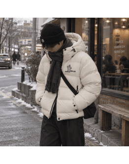 Moncler Grenoble Isorno 男款 滑雪羽絨服 白