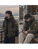 Moncler Grenoble Kasanka 男款 滑雪連帽羽絨外套 軍綠