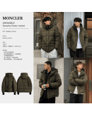 Moncler Grenoble Kasanka 男款 滑雪連帽羽絨外套 軍綠