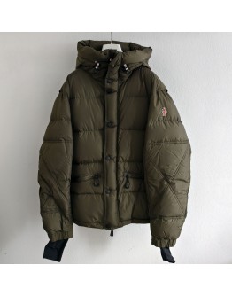 Moncler Grenoble Kasanka 男款 滑雪連帽羽絨外套 軍綠