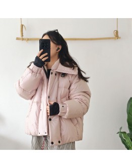 Moncler Grenoble jeita 女款 卡扣領滑雪服 粉