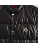 Moncler RESTIGO GILET 男款輕量羽絨背心 黑