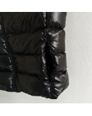 Moncler Ghany 小童小立領拉鍊亮面羽絨背心