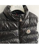 Moncler Ghany 小童小立領拉鍊亮面羽絨背心
