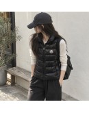 Moncler Ghany 小童小立領拉鍊亮面羽絨背心