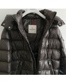 Moncler New Maya小童連帽拉鍊外套 深咖