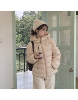 Moncler AVOCE 小童小蠻腰連帽羽絨外套 粉膚