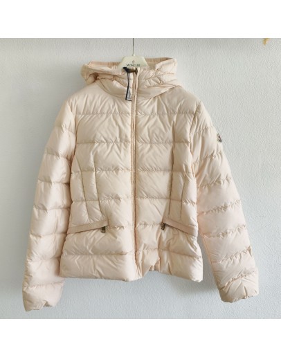 Moncler AVOCE 小童小蠻腰連帽羽絨外套 粉膚