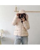 Moncler AVOCE 小童小蠻腰連帽羽絨外套 粉膚