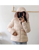 Moncler AVOCE 小童小蠻腰連帽羽絨外套 粉膚