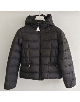 Moncler AVOCE 小童小蠻腰連帽羽絨外套 黑