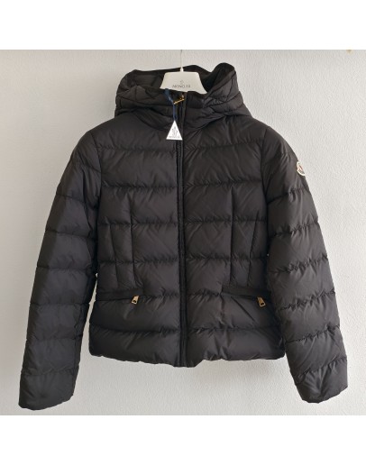 Moncler AVOCE 小童小蠻腰連帽羽絨外套 黑