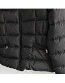 Moncler AVOCE 小童小蠻腰連帽羽絨外套 黑