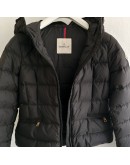 Moncler AVOCE 小童小蠻腰連帽羽絨外套 黑