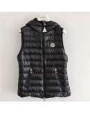 Moncler GLYGOSSE 女款連帽背心 黑