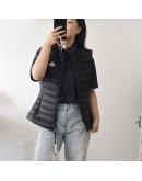 Moncler IGENS 女款立領修身背心 黑