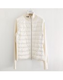 Moncler Cardigan 雙口袋針織袖外套 白(無口袋款)