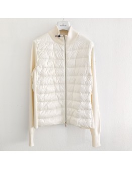 Moncler Cardigan 雙口袋針織袖外套 白(無口袋款)