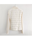 Moncler Cardigan 雙口袋針織袖外套 白(無口袋款)