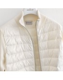 Moncler Cardigan 雙口袋針織袖外套 白(無口袋款)