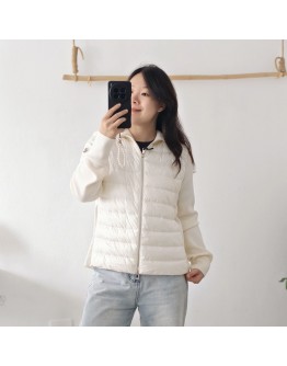 Moncler Cardigan 雙口袋針織袖外套 白(無口袋款)