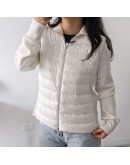 Moncler Cardigan 雙口袋針織袖外套 白(無口袋款)